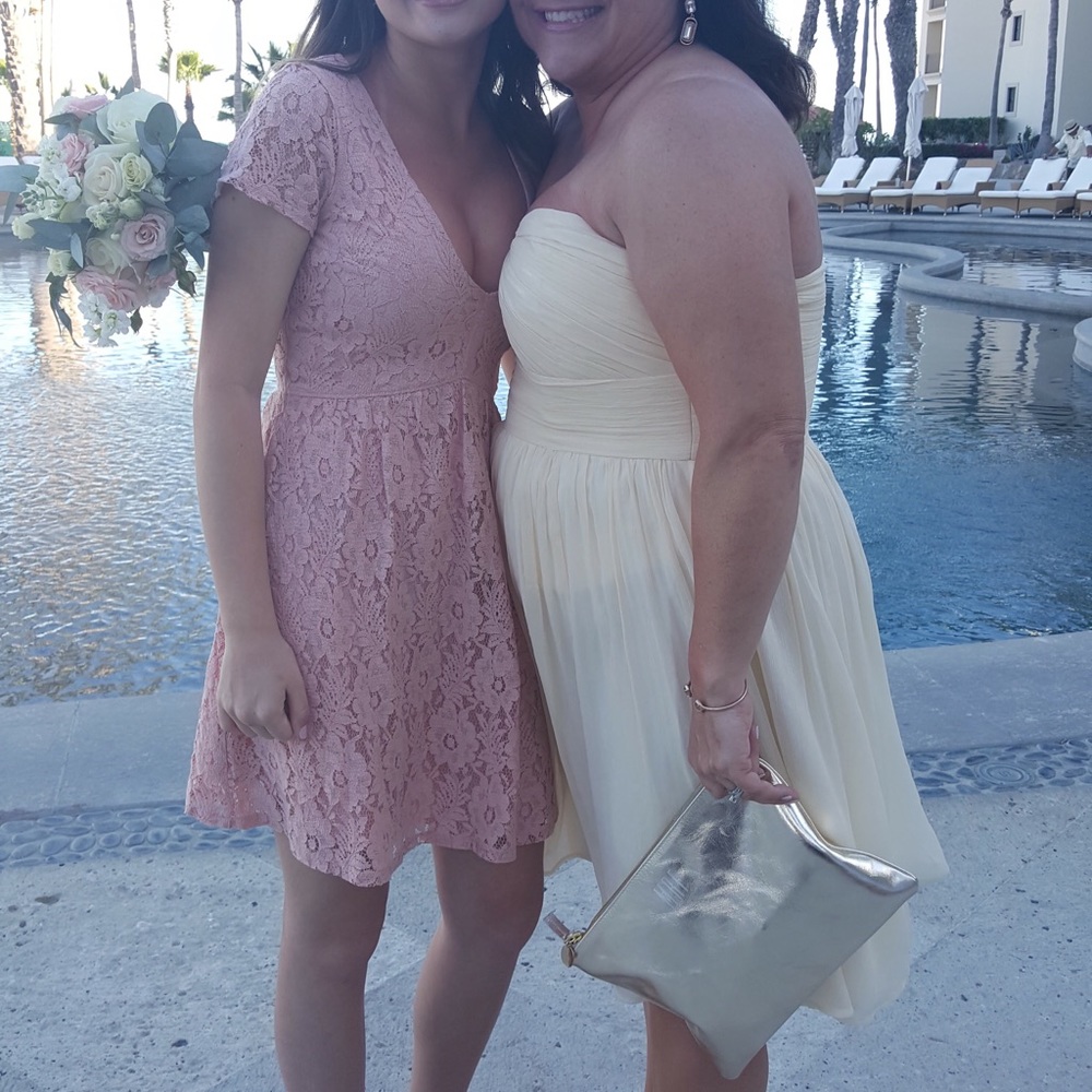 Pink Lace Dress